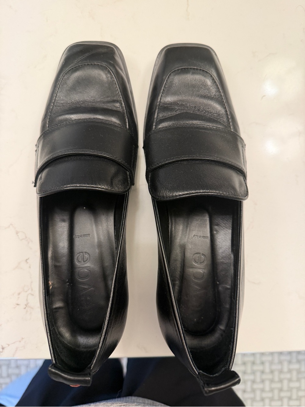 Women’s Aeyde Black Leather Loafers